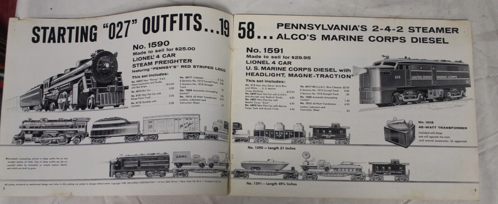 Lionel Catalog