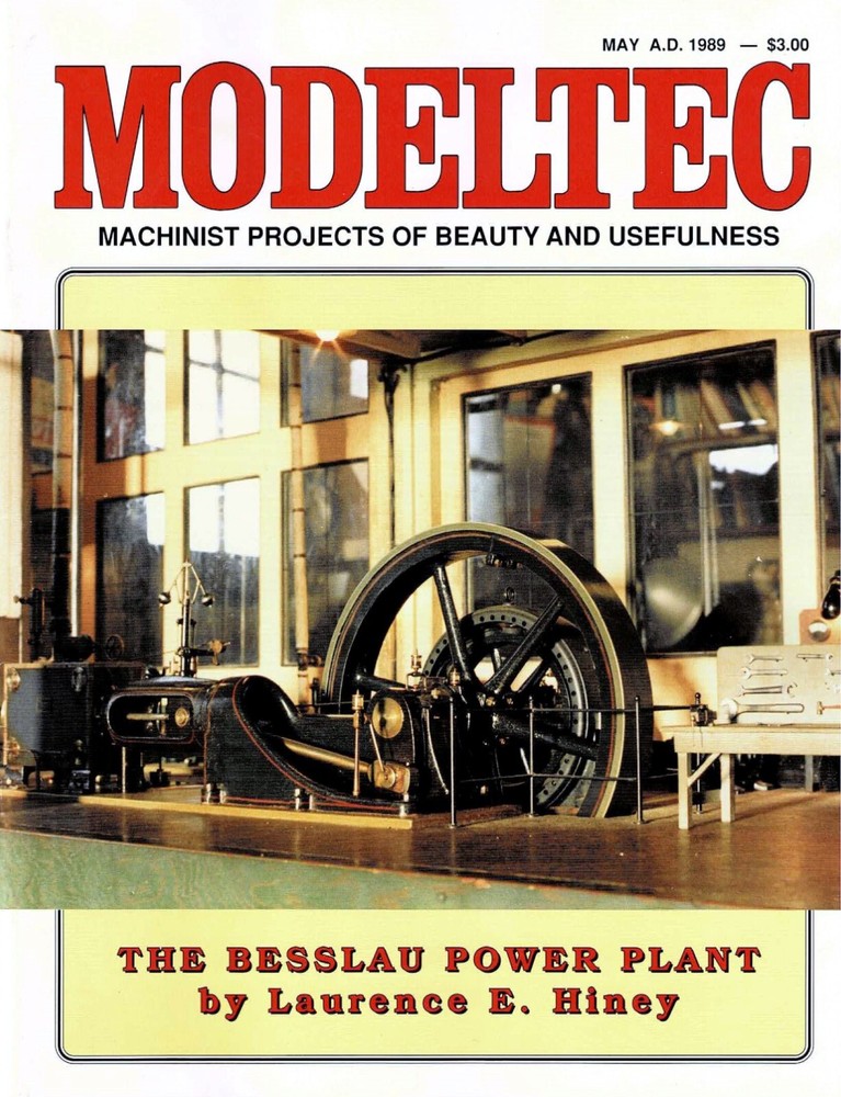 MODELTEC Magazine May 1989 Railroading Machinist Projects
