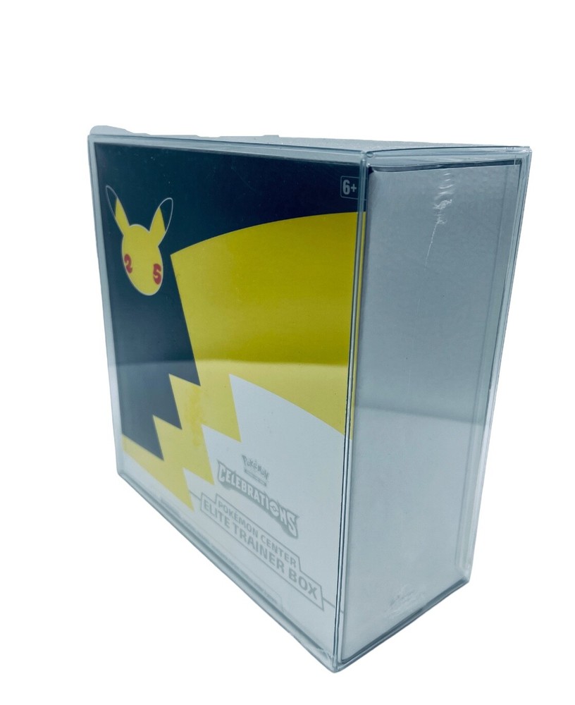 Plastic Box Protector SCRATCH & UV RESISTANT Pokemon Center Celebrations ETB