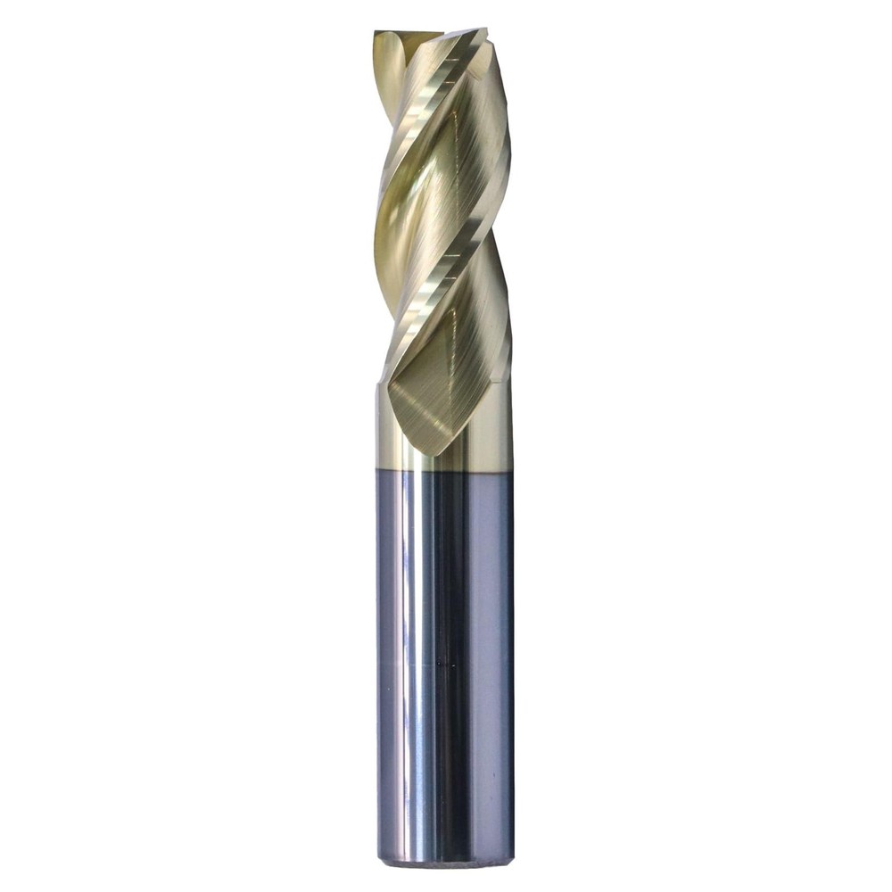 High Performance 1/2" Solid Carbide Square End Mill for Aluminum - ZrN Coated...