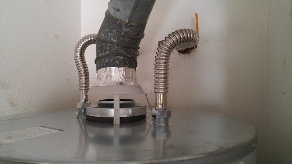 1" x 24" Stainless Steel Corrugated Water Flex for Water Heater / Softener /hose