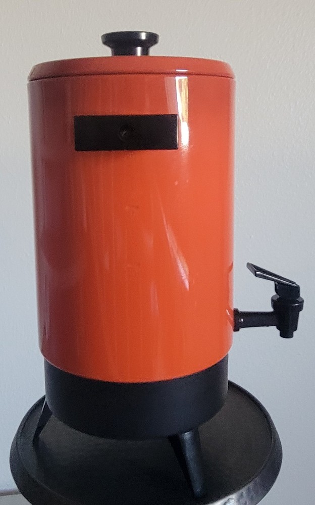 1972 Empire Burnt Orange Coffee Percolator
