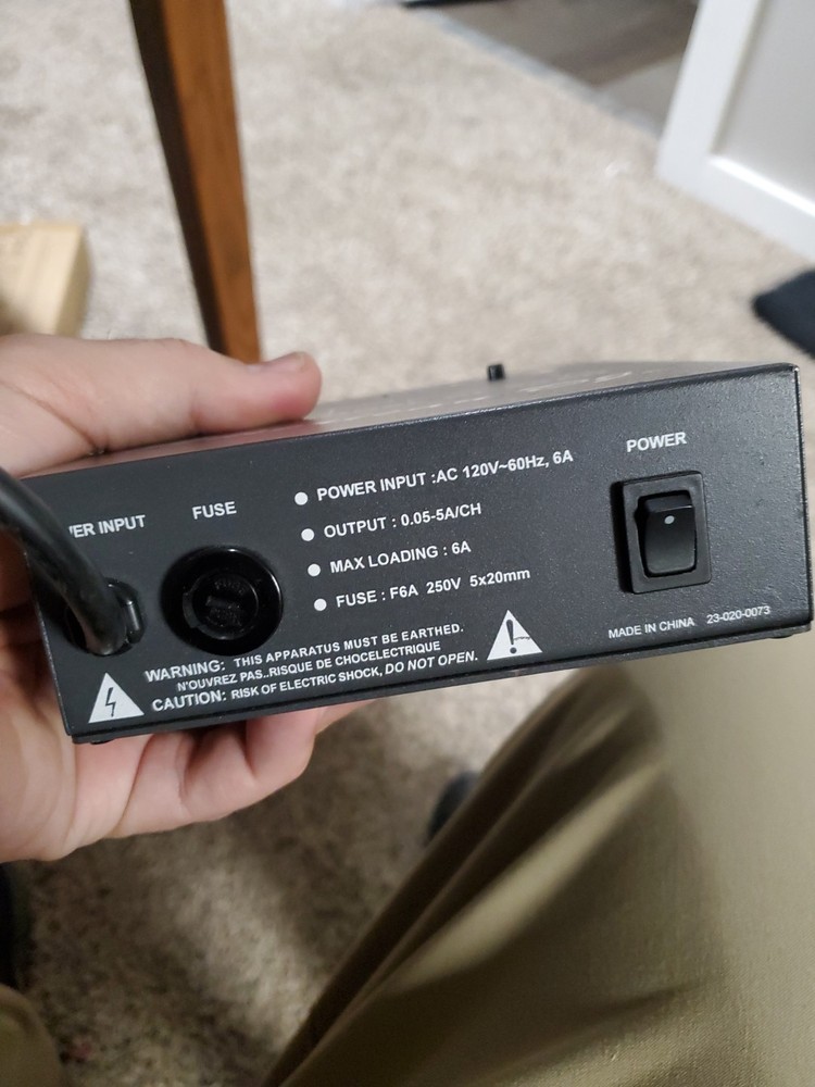 American DJ T4 Chaser 4-Channel Light Controller Black *Missing knob