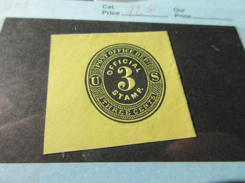 Unused US Scott # UO2 3c Official Envelope Full Corner