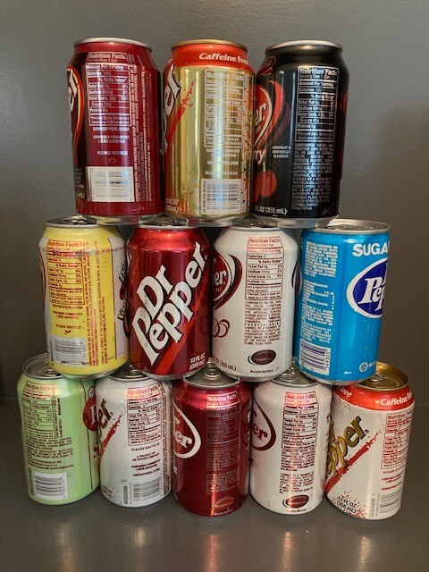 Dr Pepper Can Collector Starter Kit (12 pack)