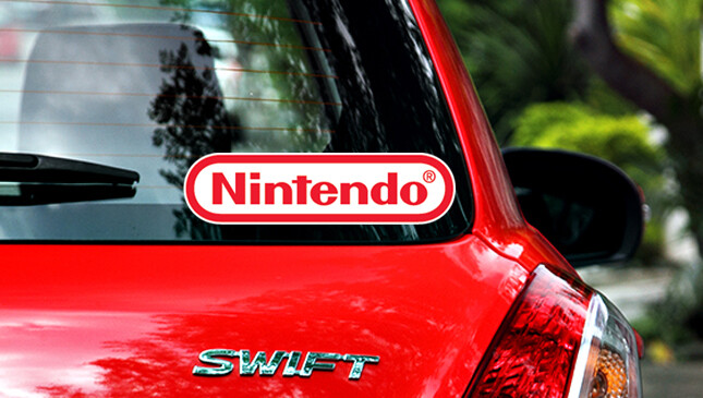 Nintendo Main logo Vinyl Decal / Sticker 10 Sizes!!!