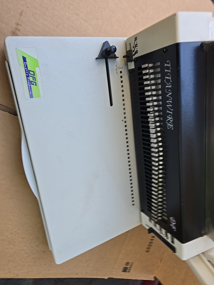 Titanwire DFG Totan Wire Binding Machine Bind Books and Documents