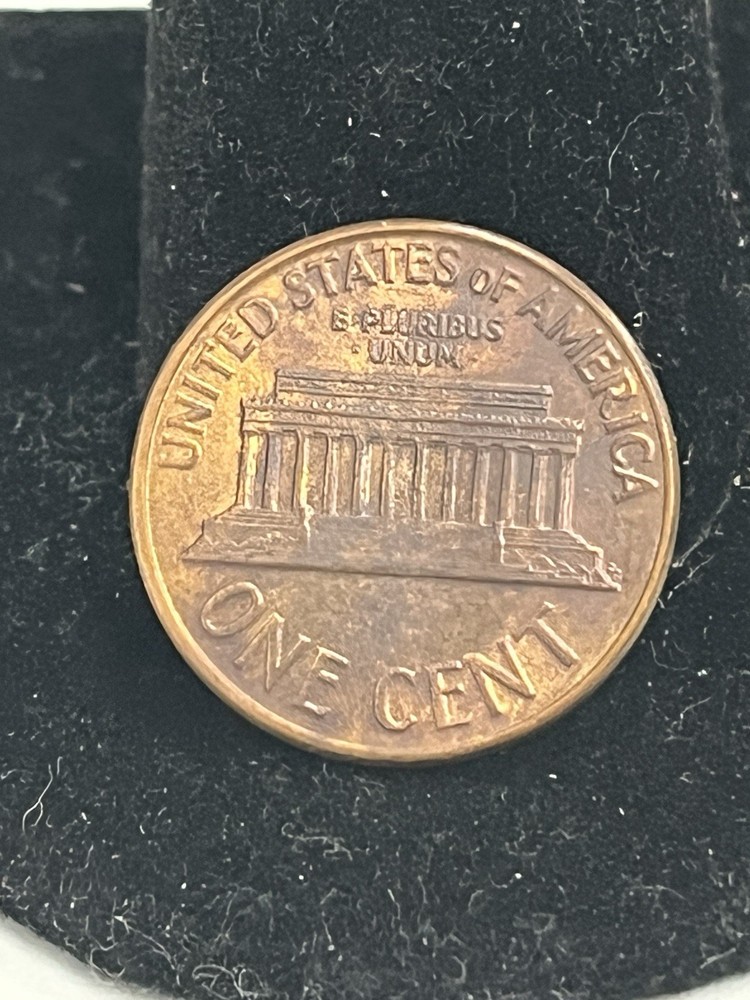 1960 D Lincoln Memorial Cent Cracked Skull Error