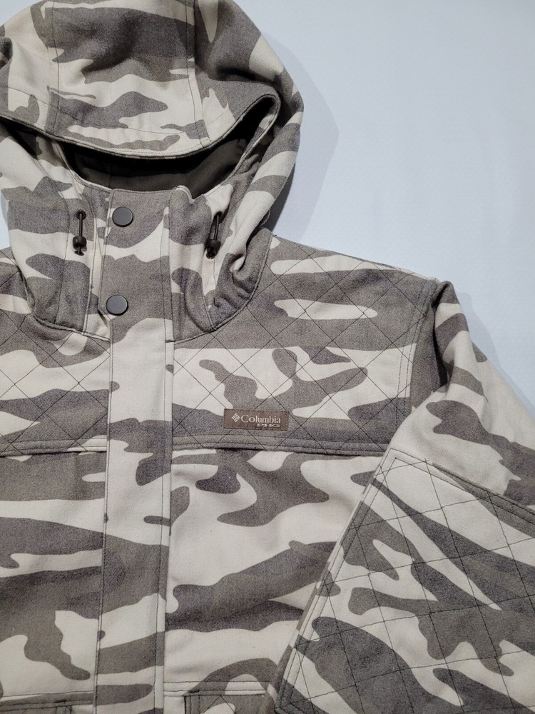 Columbia PHG Wool Blend Jacket Outfitter Camo Medium