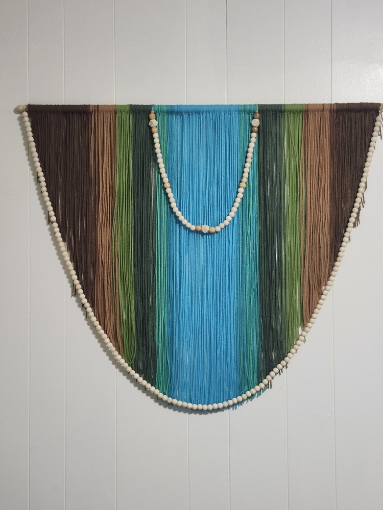 BOHO Yarn Wall Art 32x32 Inches