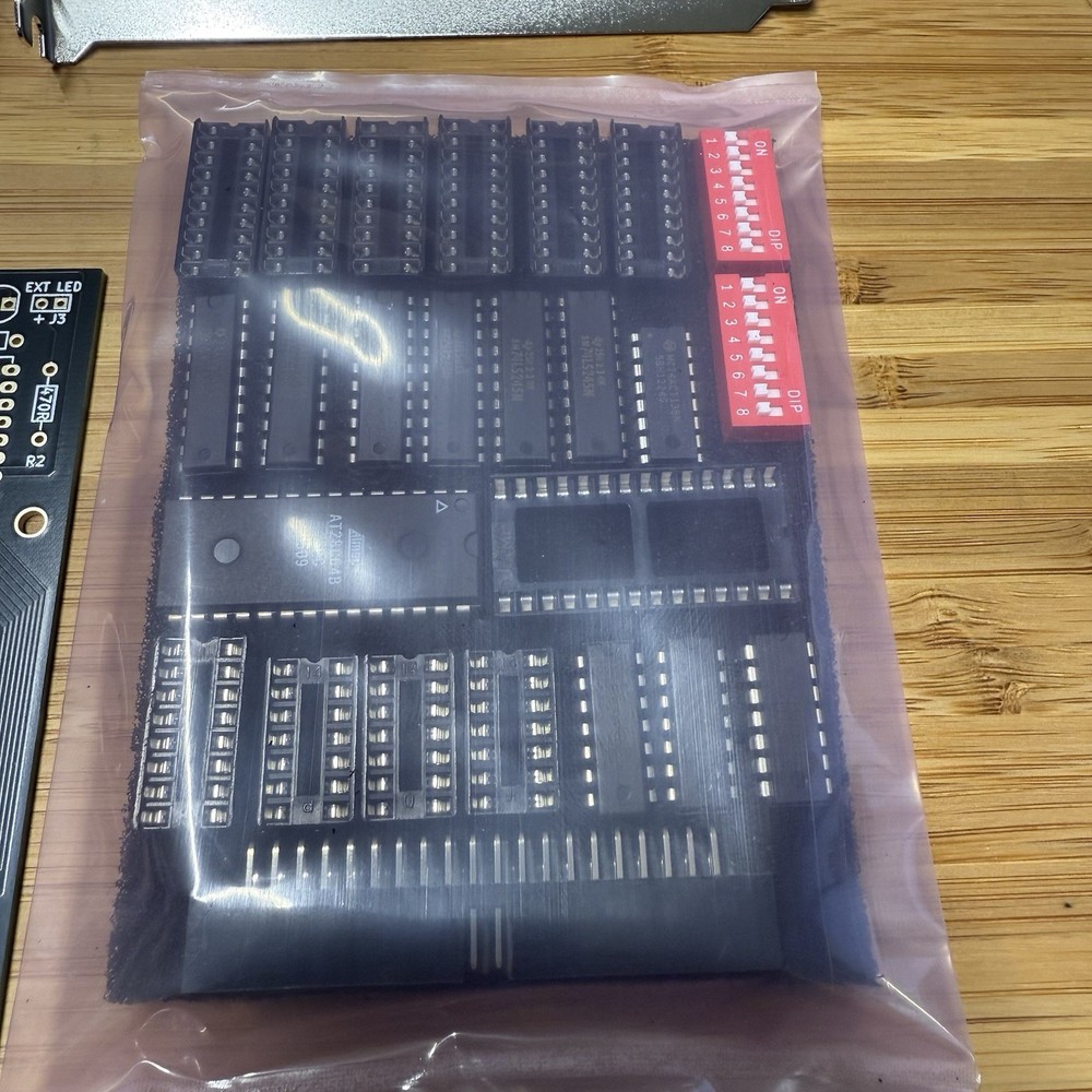 XT-IDE ISA 8-Bit IDE Controller DIY Kit XTIDE Including Bracket & Sockets