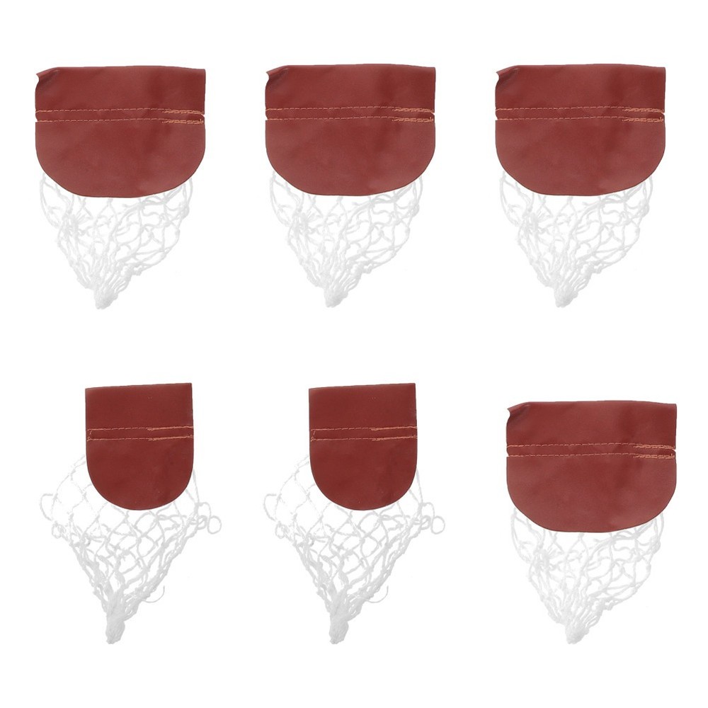 6 Pcs Pool Table Replacement Mesh Bag Net Billiard Liners Set Accessory