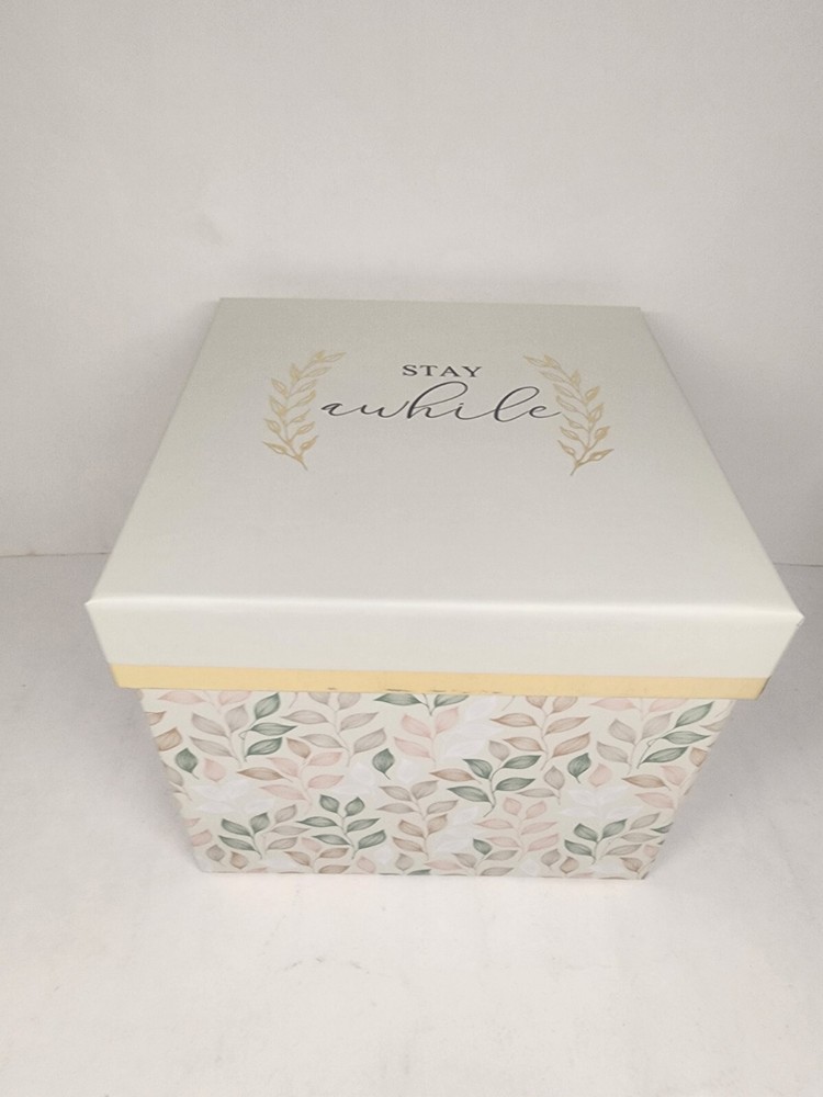 Small/Med/Large Decorative Square Gift Box's 5 Pcs Lot