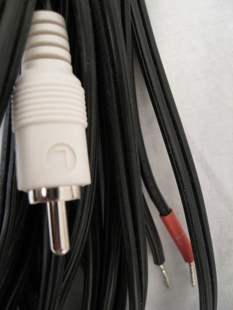 Bose Left Front 20' Cube Speaker Wire Cable for Lifestyle (Black)