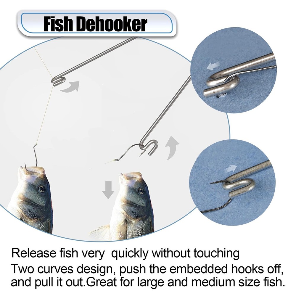 Fish Venting Tool Hook Remover Safe Convenient Dehooker Device Deep Sea