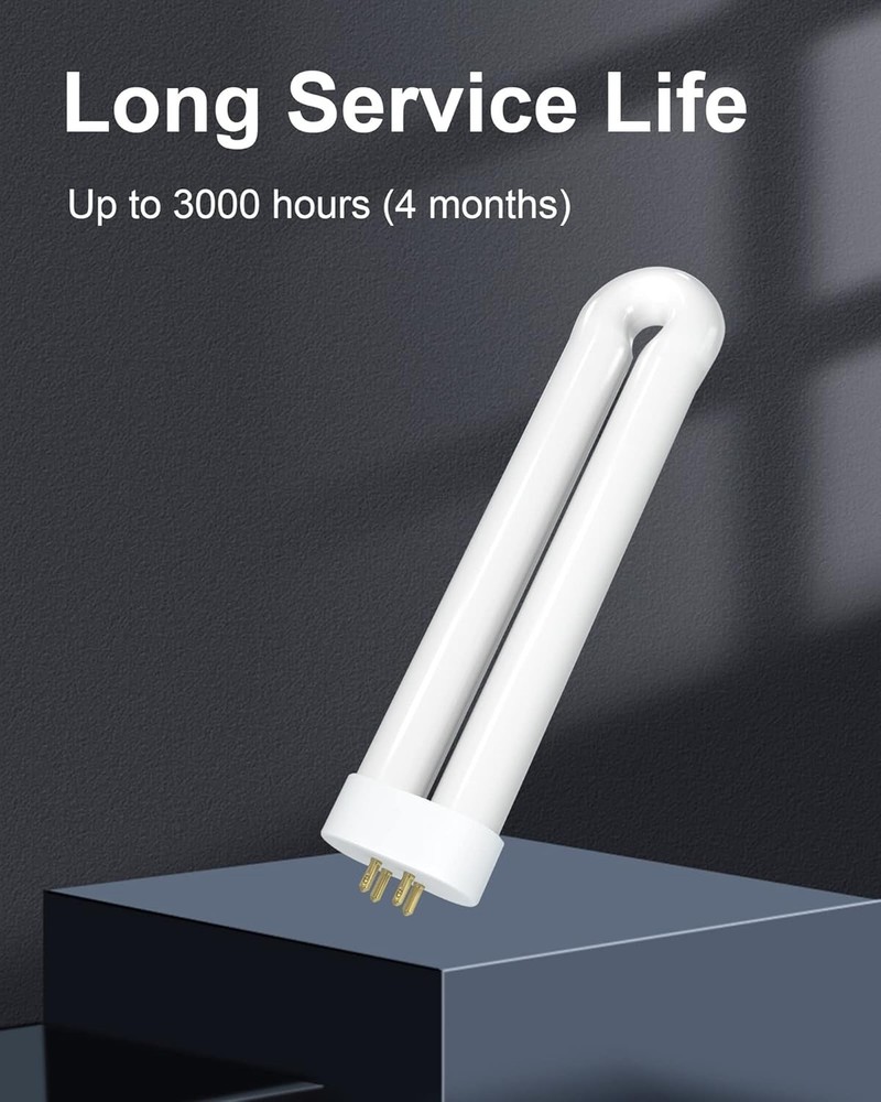 4-Pack Bug Zapper Replacement Light Bulb - 15W Shatter Resistant, Daylight White