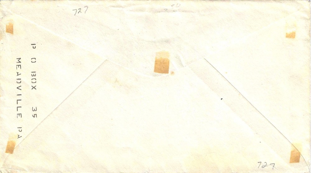 FDC # 727-32 -- ? maker -- Newburgh