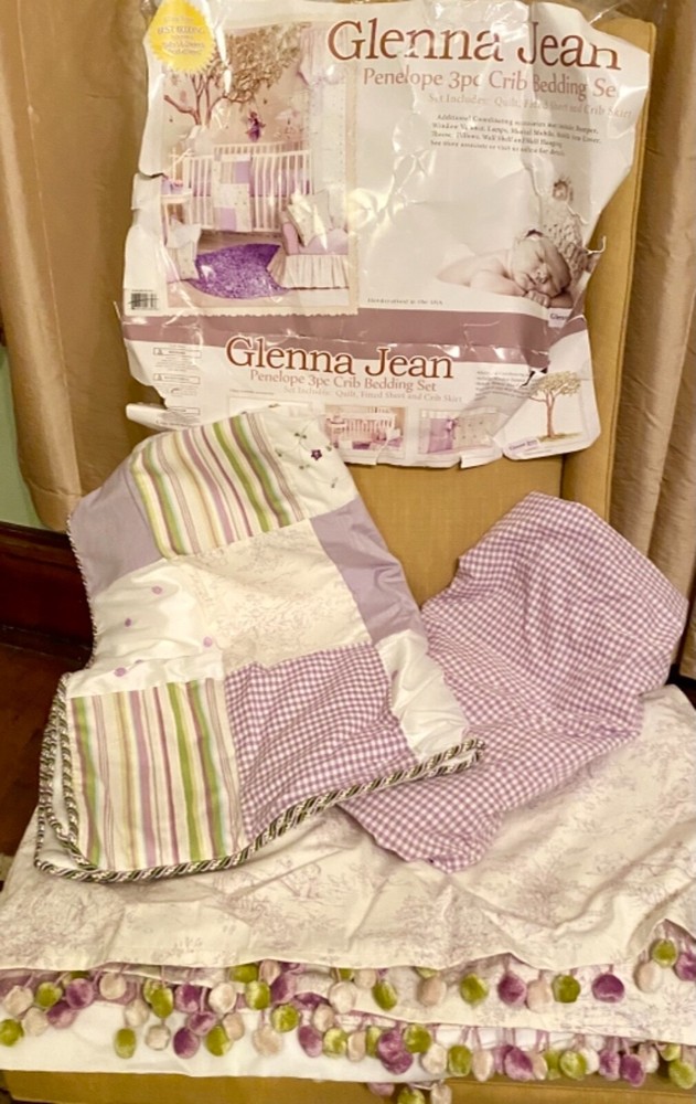 Glenna Jean Penelope 3pc Crib Bedding Set