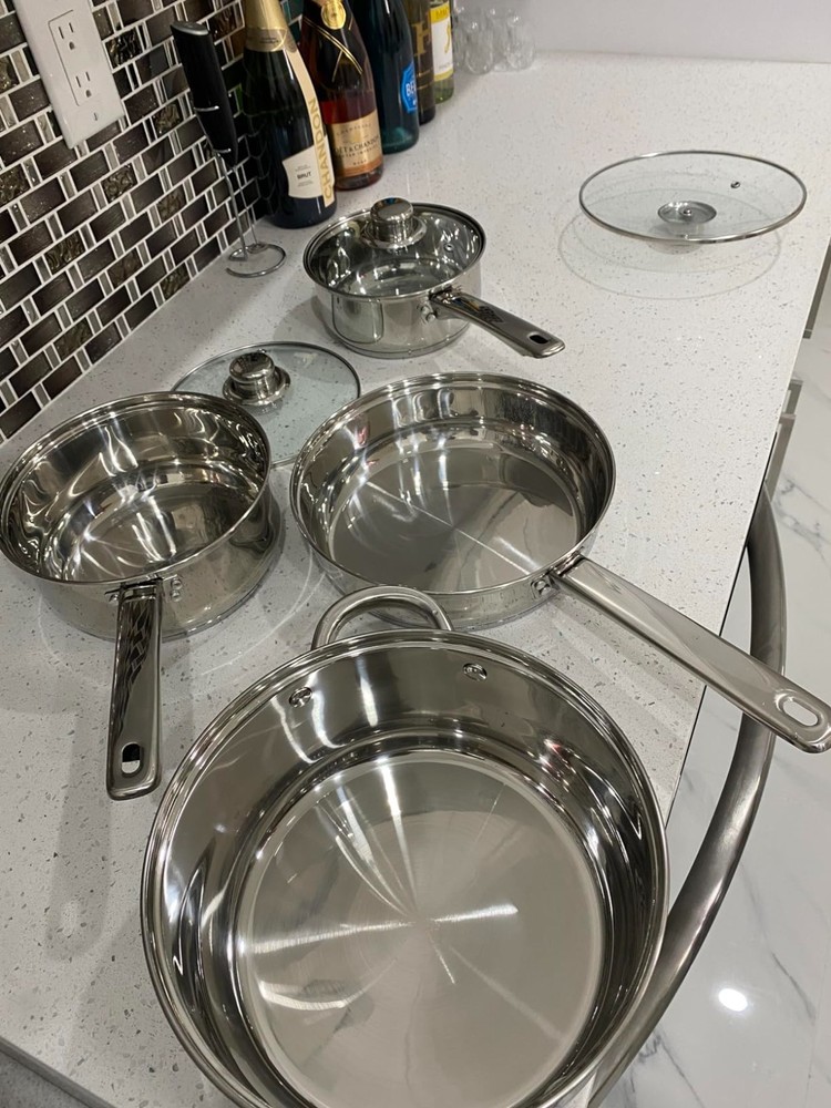 7-Piece Stainless Steel Cookware Set