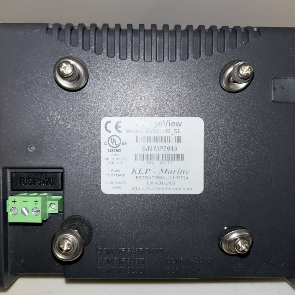 KEP BV8070M SL Bridgeview Touchscreen Display -untested