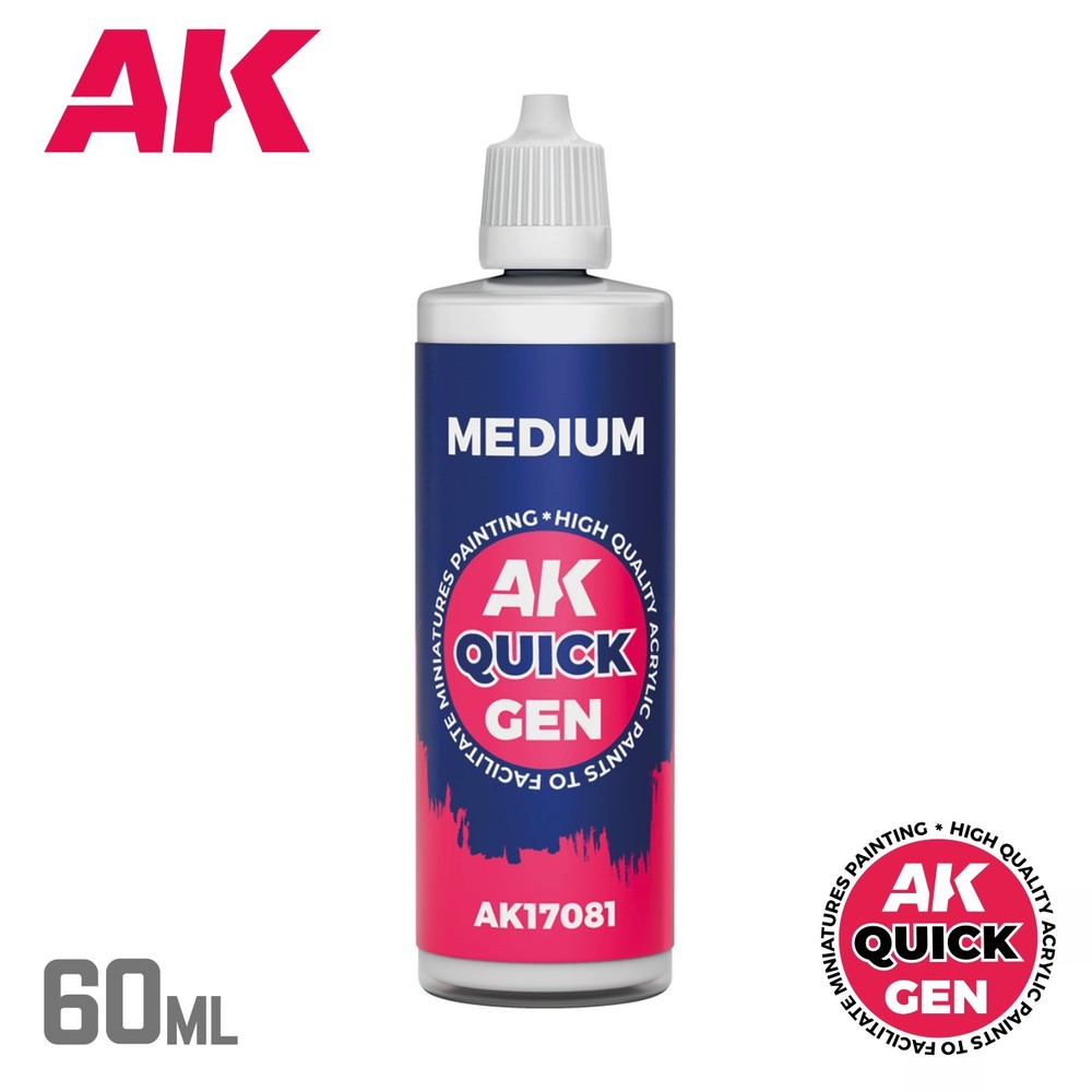 AK Interactive: QUICK GEN - Medium - 60ml - AK17081