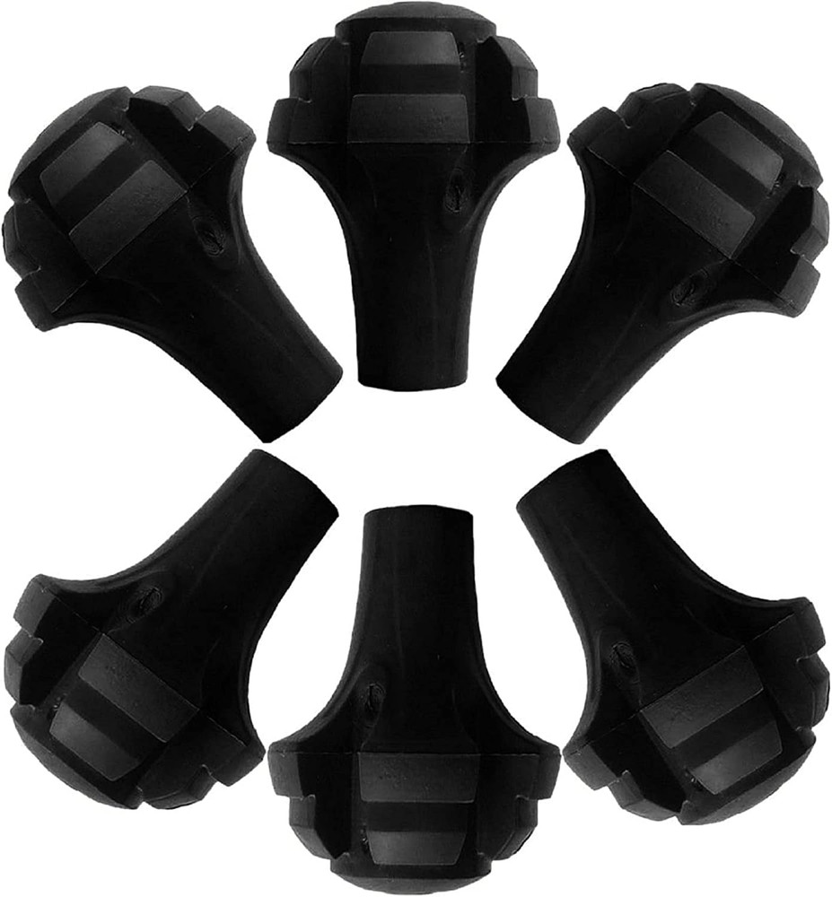 Trekking Poles Tips, Rubber Hiking Sticks End Caps Protectors Replacement Access