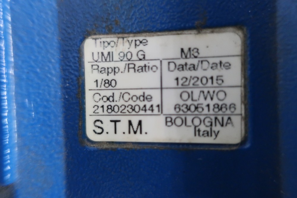 Stm UMI 90 G 80:1 Right Angle Gear Reducer
