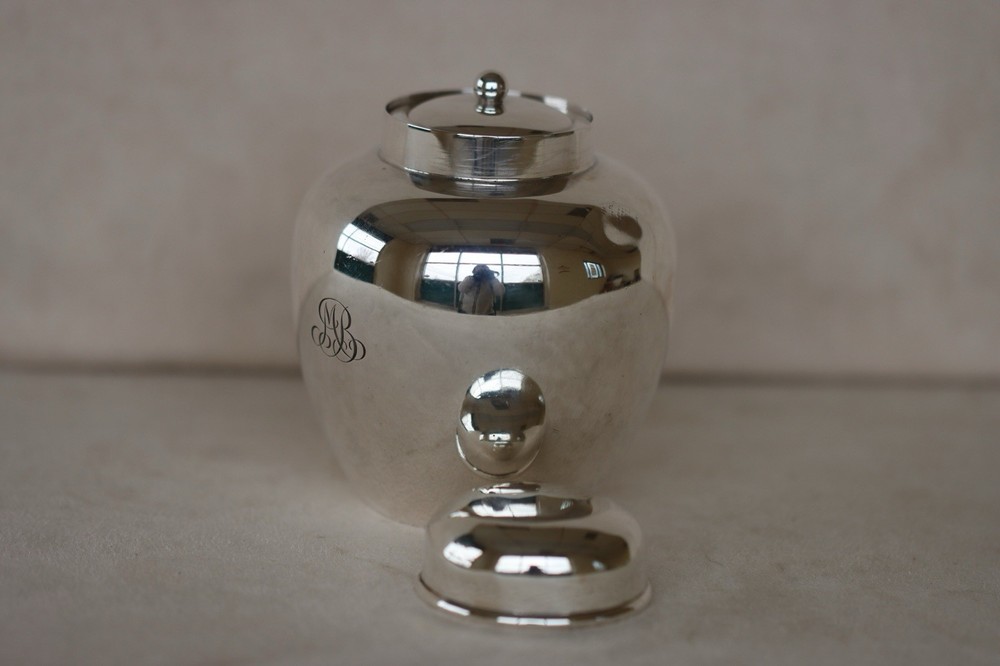 🇺🇸 RARE Sterling Silver Tiffany Tea Caddy Jar Box