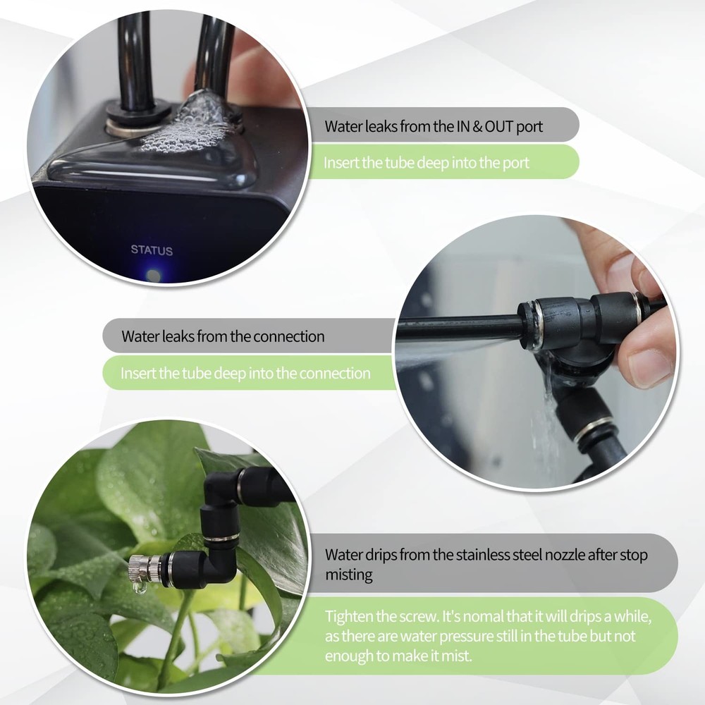 Reptile Humidifier, Misting System for Terrariums, Automatic with Adjustable ...