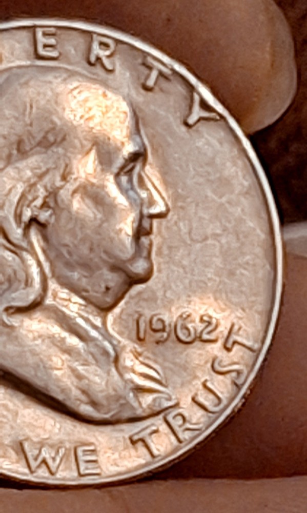 1962 Franklin Silver Half Dollar, No Mint Mark