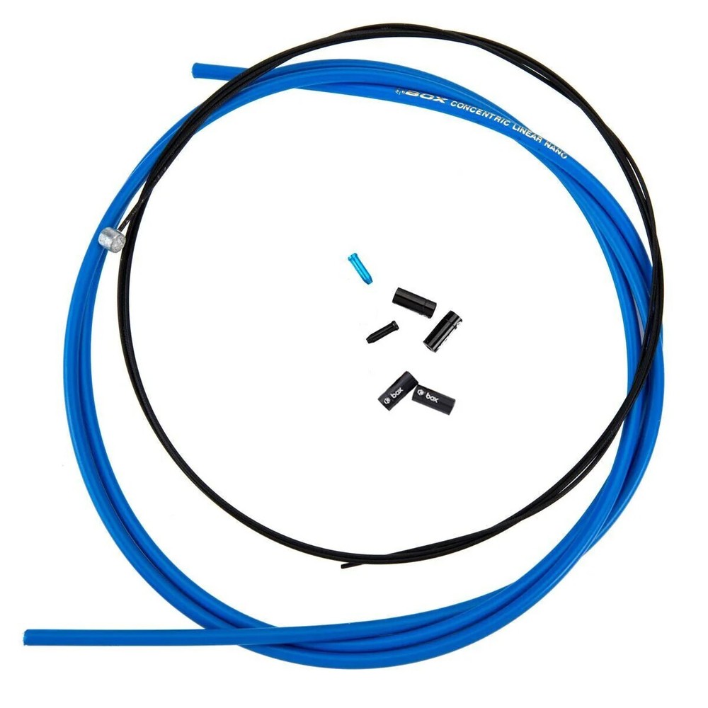 BOX ONE LINEAR BRAKE CABLE KIT BMX MTB FIXIE BLUE