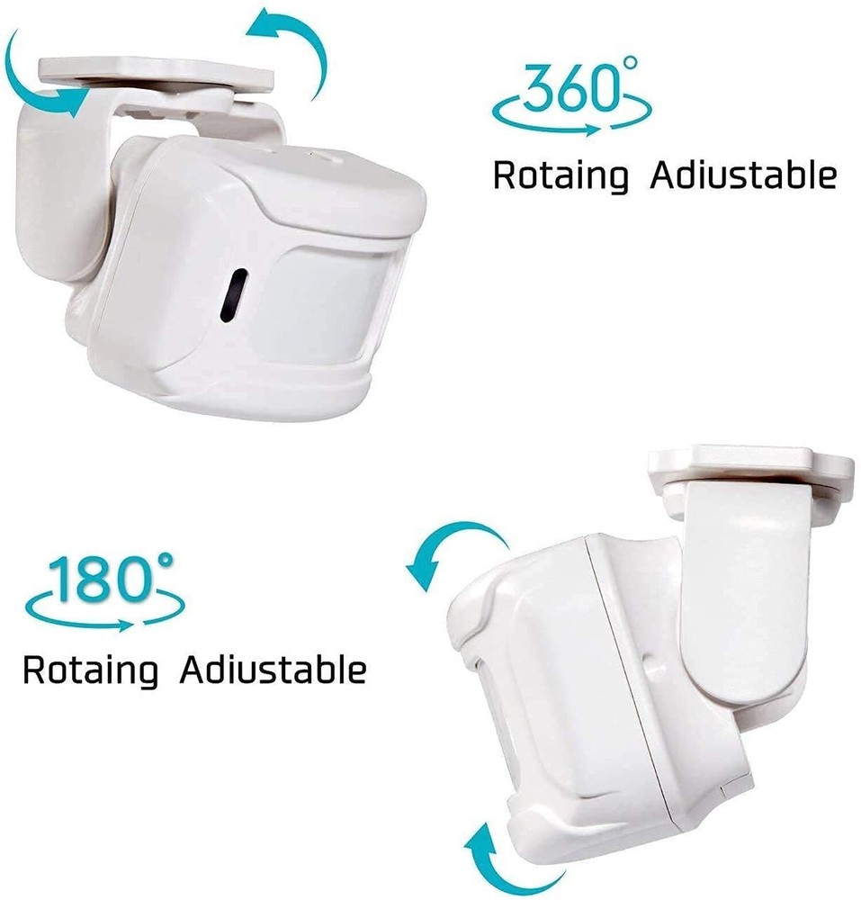 Wireless PIR Motion Sensor Detector Security Alarm Chime,Shop Store... Fast Ship