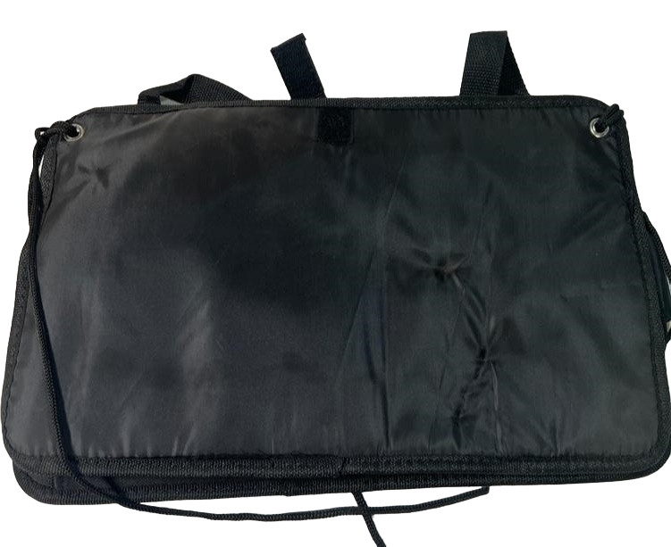 Car Back Seat Organizer 100% Polyester - Black