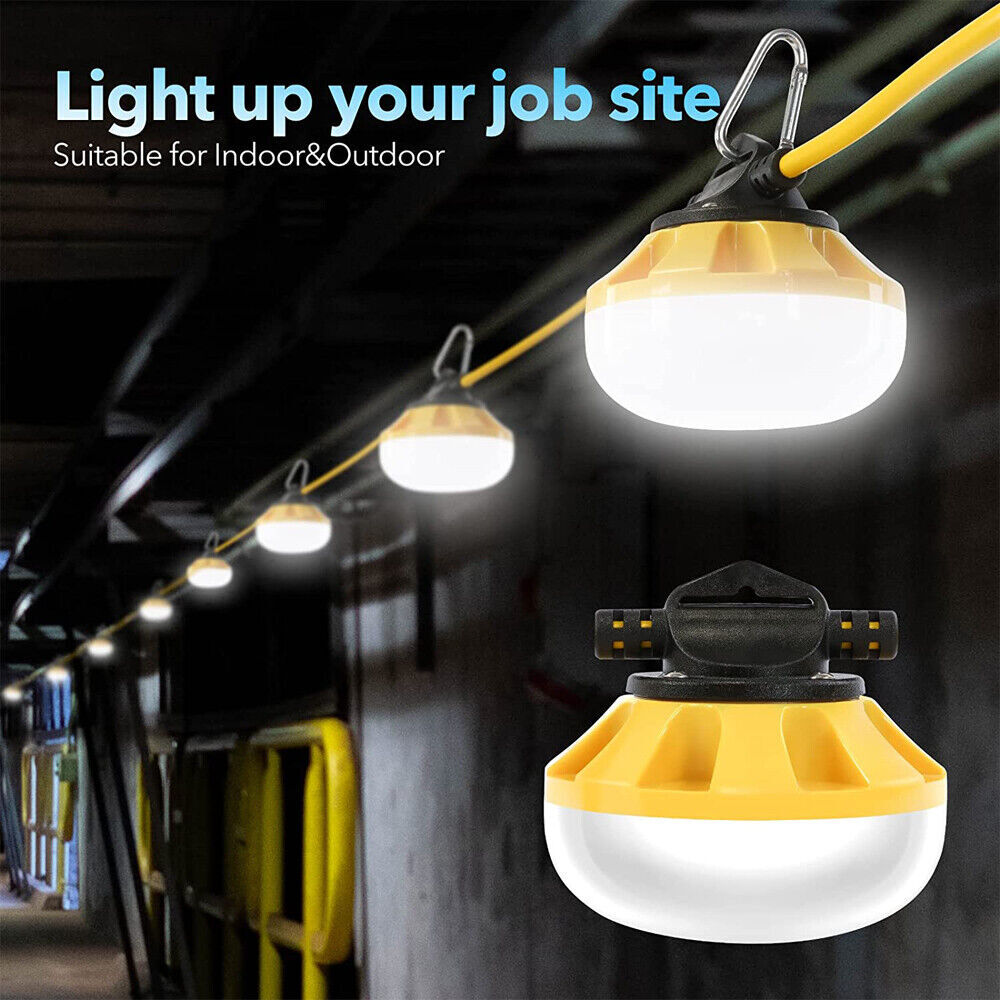 50FT Construction String Lights LED Industrial Grade Best Bright Work Light US