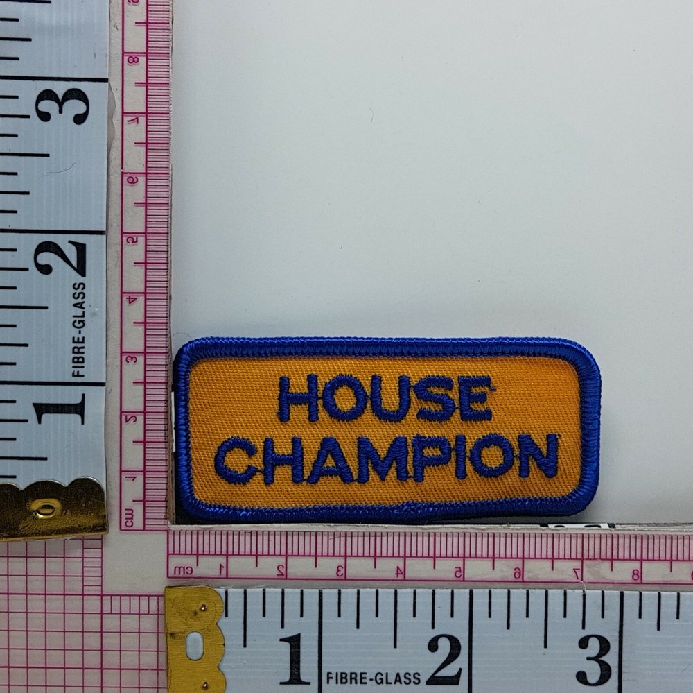 House Champion Jacket Vest Patch Badge Crest Applique b2