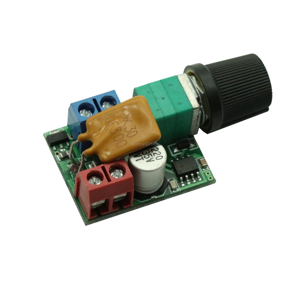 Mini DC 5A Motor PWM Speed Controller 3V-35V Speed Control Switch LED Dimmer