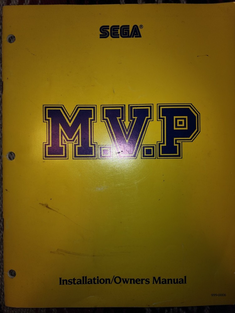 MVP Arcade Manual Sega
