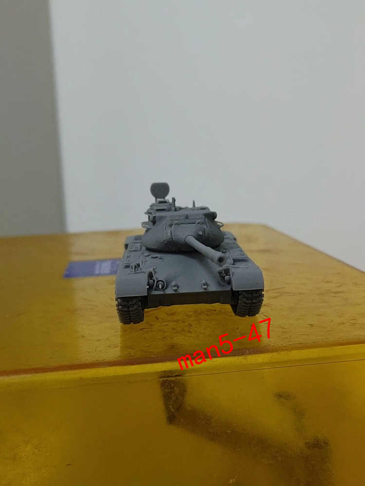 3D printing 1/87 US M47 Medium Tank unpainted model 4PCS