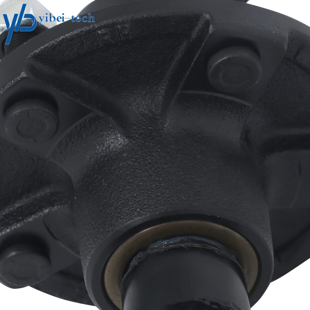 2000lbs Trailer Axle 5 lug-4.5" 61" Hub Face 46" Spring Center with U Bolt Kit