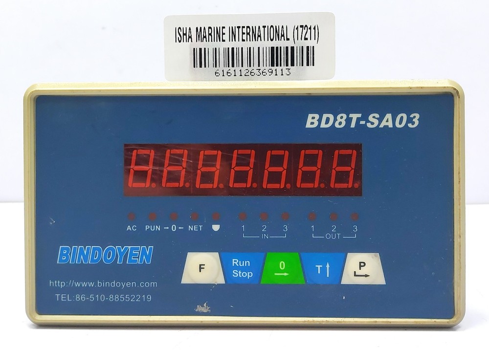 Bindoyen BD8T-SA03 Material Mixing System Injection Machine Controller Display