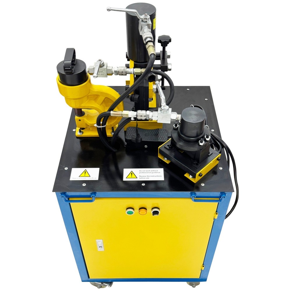Electric Hydraulic Angle Iron Processing Machine Cutting Punching Chamfering