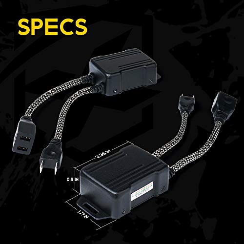 H7 LED Headlight Canbus Decoder Error Free Capacitors Resistors for LED For H7