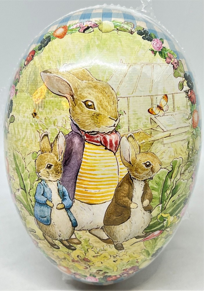 PETER RABBIT (4x3) EASTER EGG-Handmade in Germany-Mint Condition/Factory Sealed!