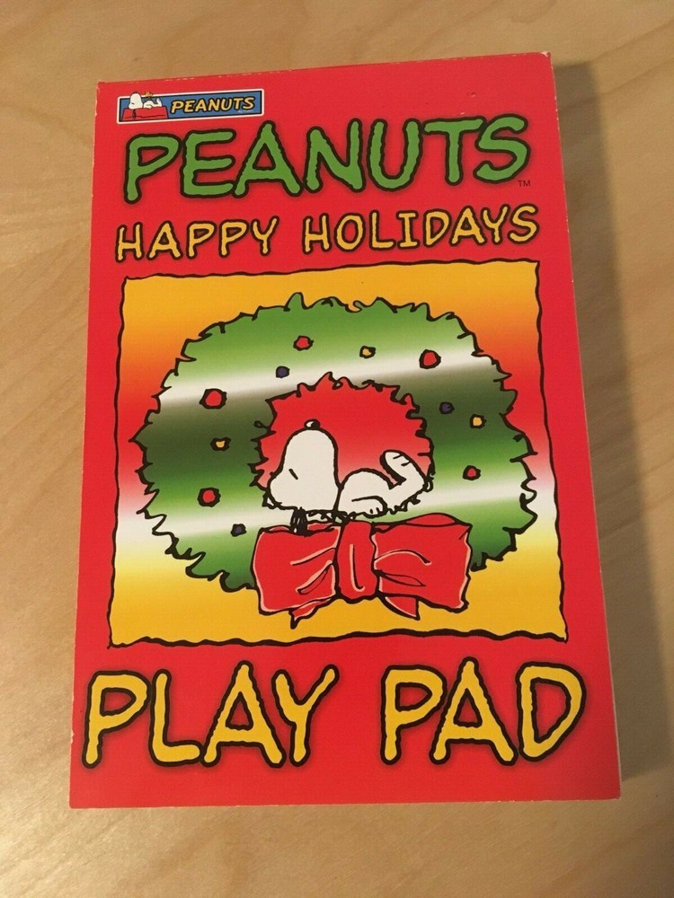 PEANUTS~Happy Holidays~PLAY PAD 2006~NEW