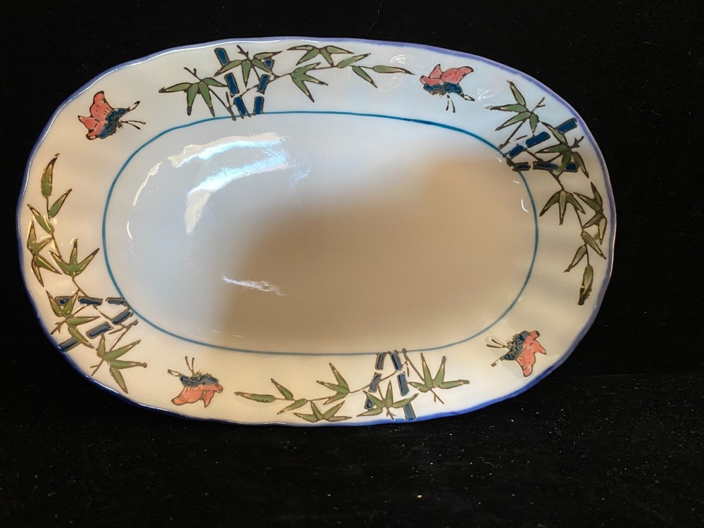Vintage Blue Moon 8" Serving Tray- Nice!