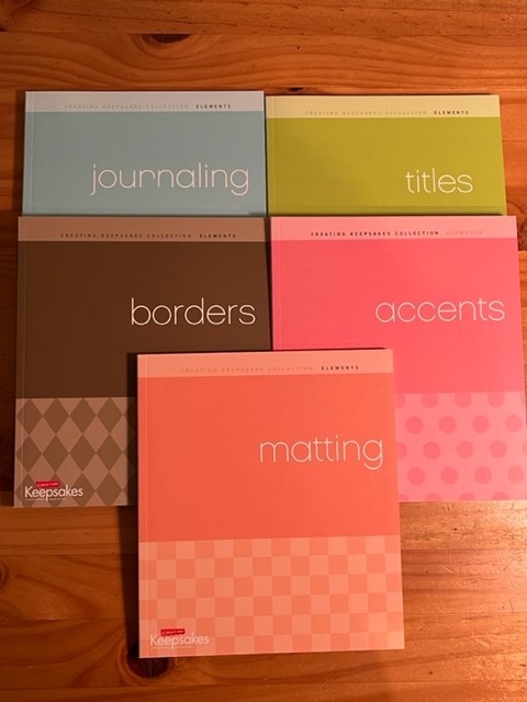 Creating Keepsakes Collection Elements 5 Paperback Book Set w/Box