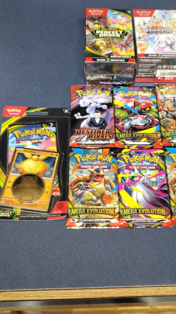 Pokémon TCG  prismatic evolutions mega evolution destined rivals perfect order