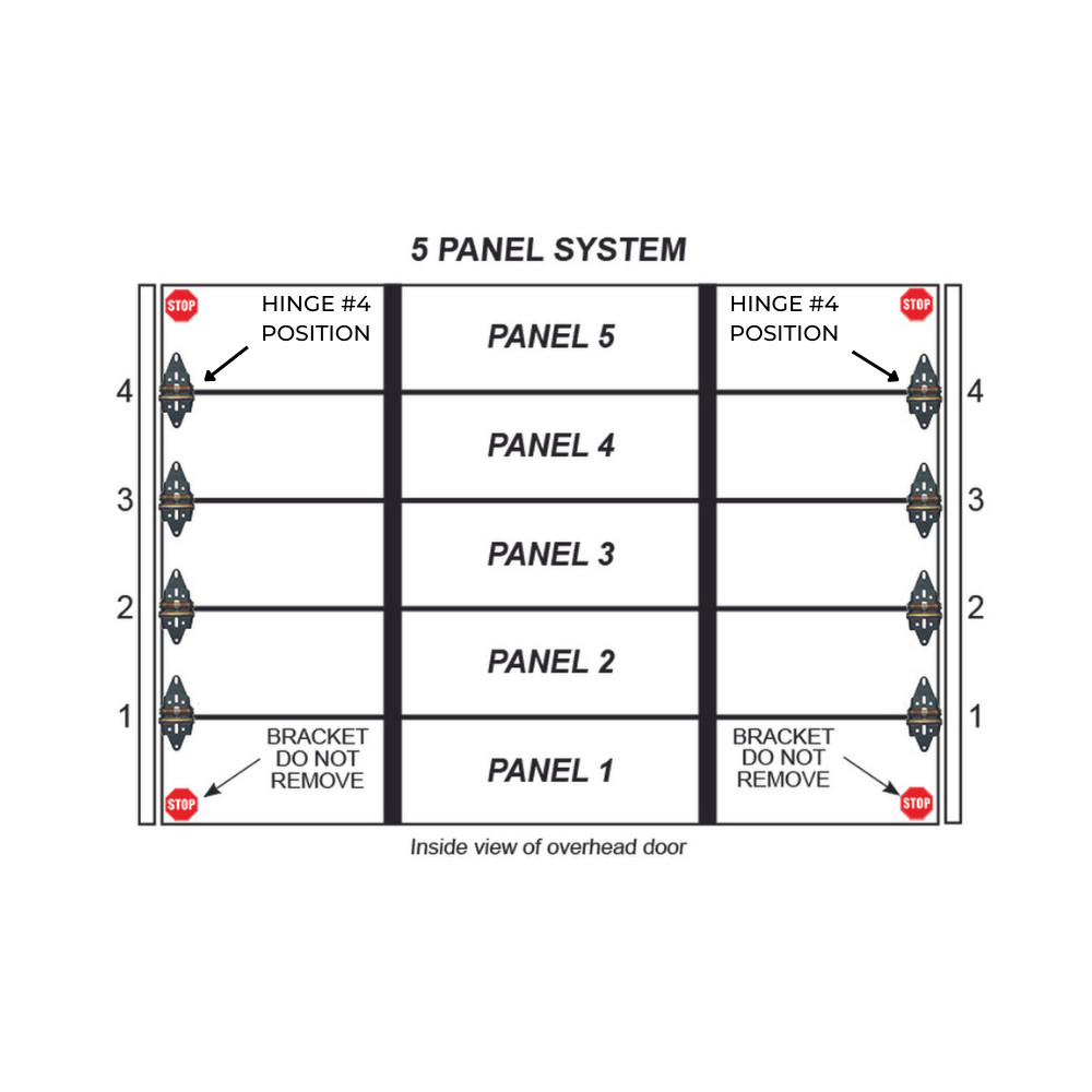 Garage Steel Replacement Hinge for Garage Doors - #4