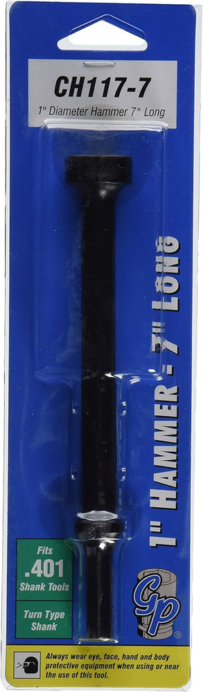 (CH117-7) 7" Length 1" Diameter Hammer