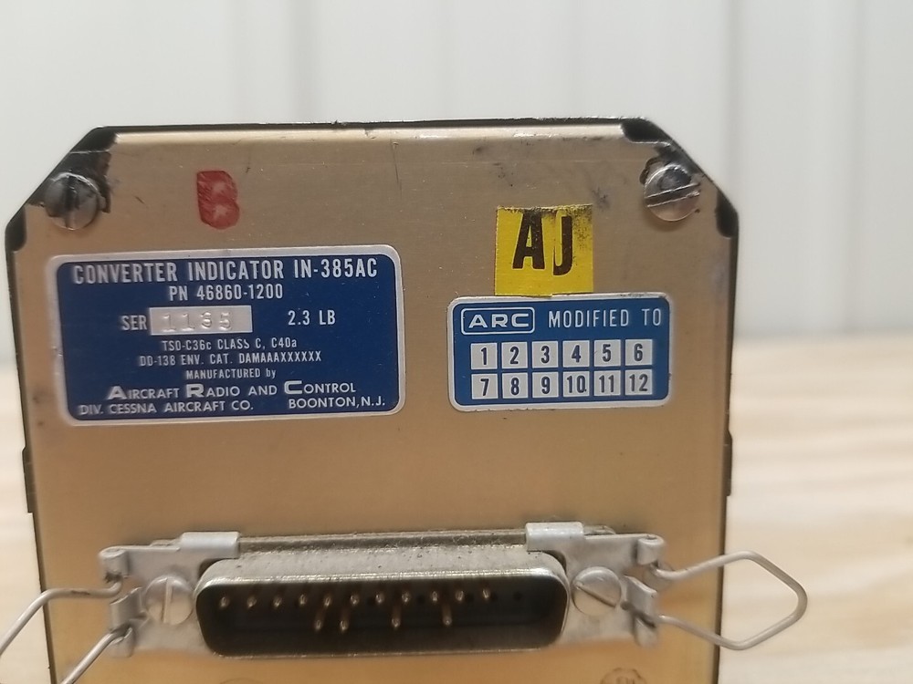 Cessna Converter Indicator IN-385AC
